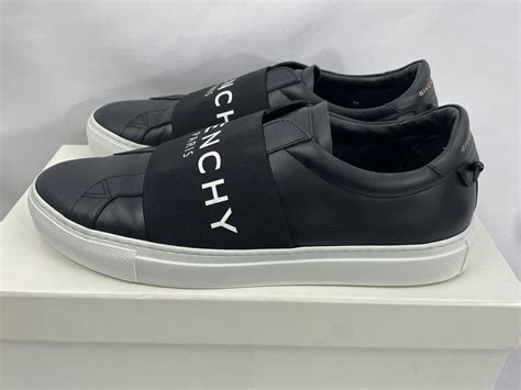 givenchy paris strap sneakers in leather|givenchy leather low top sneakers.